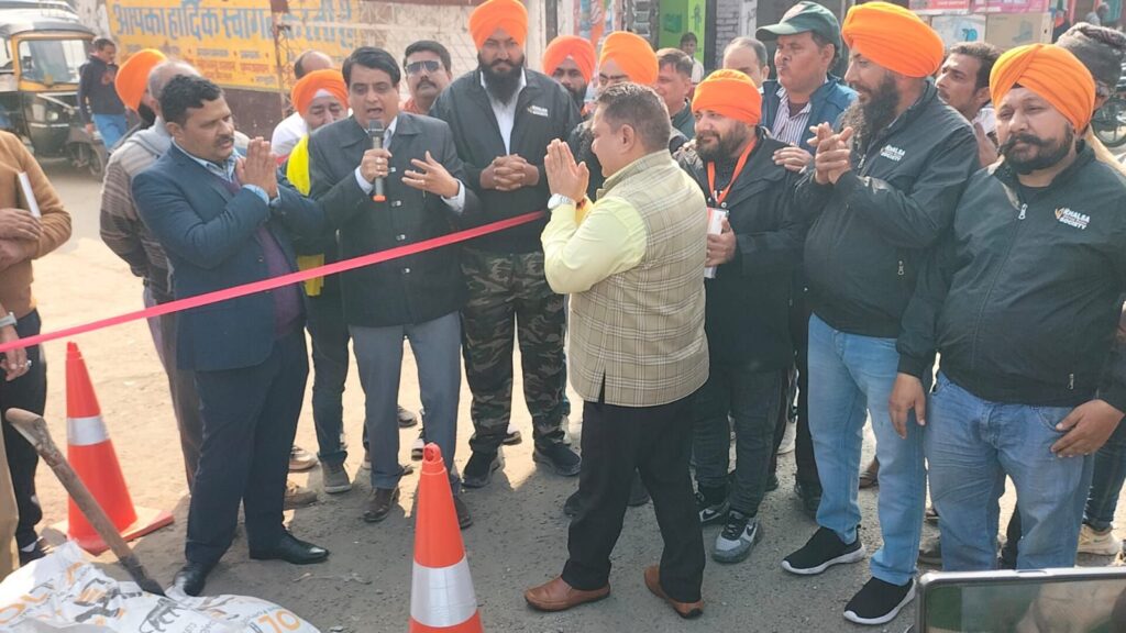 काशीपुर में नव निर्वाचित मेयर दीपक बाली ने किया विकास कार्यों का शुभारंभ 2 ribalbali