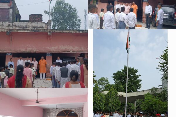 रुद्रपुर, 15 अगस्त 2025 – (समय बोल रहा ) – जनपद ऊधमसिंहनगर में 79वां स्वतंत्रता दिवस का राष्ट्रीय पर्व आज पूरे हर्षोल्लास, देशभक्ति और जोश के साथ मनाया गया। जिले के मुख्य कार्यालयों से लेकर ग्रामीण इलाकों के विद्यालयों तक, हर जगह तिरंगा फहराया गया और शहीदों को नमन किया गया। रुद्रपुर के कलेक्ट्रेट और सिटी क्लब में जिलाधिकारी नितिन सिंह भदौरिया ने ध्वजारोहण किया, जबकि विकास भवन में मुख्य विकास अधिकारी दिवेश शाशनी ने राष्ट्रीय ध्वज फहराया। इस अवसर पर देशभक्ति गीतों और सांस्कृतिक कार्यक्रमों की धूम रही। कलेक्ट्रेट में हुआ सम्मान समारोह कलेक्ट्रेट परिसर में आयोजित मुख्य कार्यक्रम में जिलाधिकारी नितिन सिंह भदौरिया ने ध्वजारोहण के बाद राष्ट्रगान गाया। इसके उपरांत, उन्होंने संविधान और नशामुक्ति की शपथ दिलाई, जो राष्ट्र निर्माण में योगदान देने का एक महत्वपूर्ण संकल्प था। इस मौके पर स्वतंत्रता संग्राम सेनानियों और उनके परिजनों को फूलमाला और अंगवस्त्र भेंट कर सम्मानित किया गया, जिनके बलिदानों को याद कर सभी की आँखें नम हो गईं। जिलाधिकारी ने अपने संबोधन में कहा कि "आज हम जिस स्वतंत्र हवा में सांस ले रहे हैं, वह हमारे स्वतंत्रता संग्राम सेनानियों के बलिदान का ही फल है। हमें उनके सपनों के भारत का निर्माण करने के लिए एकजुट होकर काम करना होगा।" उन्होंने युवाओं से अपील की कि वे अपने लिए लक्ष्य निर्धारित करें और समाज के विकास में अपनी सक्रिय सहभागिता निभाएं। विकास भवन में अधिकारियों ने लिया संकल्प विकास भवन में मुख्य विकास अधिकारी दिवेश शाशनी ने ध्वजारोहण किया। उन्होंने अपने संबोधन में स्वतंत्रता संग्राम सेनानियों के त्याग और बलिदान को याद करते हुए उन्हें नमन किया। दिवेश शाशनी ने सभी अधिकारियों और कर्मचारियों से ईमानदारी, सादगी और कर्तव्यनिष्ठा के साथ अपने दायित्वों का निर्वहन करने का आह्वान किया। उन्होंने यह भी जोर देकर कहा कि सरकारी योजनाओं का लाभ समाज के गरीब और जरूरतमंद तबके तक पहुंचाना हमारी पहली प्राथमिकता होनी चाहिए। इस कार्यक्रम में जिला पर्यटन विकास अधिकारी लता बिष्ट, जिला आपदा प्रबंधन अधिकारी उमाशंकर नेगी सहित कई अधिकारी, कर्मचारी और नागरिक उपस्थित थे। उत्कृष्ट कार्य करने वालों का सम्मान स्वतंत्रता दिवस के अवसर पर उन अधिकारियों और कर्मचारियों को भी सम्मानित किया गया, जिन्होंने अपने-अपने क्षेत्र में उत्कृष्ट कार्य किए थे। उन्हें प्रशस्ति पत्र देकर उनके योगदान की सराहना की गई। इसके अलावा, क्रॉस कंट्री रेस में बेहतरीन प्रदर्शन करने वाले विजेता खिलाड़ियों को भी पुरस्कार प्रदान किए गए, जिससे उनके मनोबल में और वृद्धि हुई। ग्राम करनपुर में भी मना स्वतंत्रता दिवस जिले के शहरी इलाकों के साथ-साथ ग्रामीण क्षेत्रों में भी स्वतंत्रता दिवस का पर्व पूरे उत्साह के साथ मनाया गया। ग्राम करनपुर में स्थित सरस्वती शिशु एवं विद्या मंदिर में ध्वजारोहण के बाद राष्ट्रगान हुआ। विद्यालय के बच्चों ने देशभक्ति पर आधारित मनमोहक सांस्कृतिक प्रस्तुतियां दीं, जिन्होंने सभी का मन मोह लिया। विद्यालय के अध्यक्ष रवि साहनी ने अपने संबोधन में स्वतंत्रता संग्राम सेनानियों के योगदान को याद करते हुए बच्चों को देश सेवा का संकल्प दिलाया। कार्यक्रम में ग्राम प्रधान हरिओम सुधा, सुरेश बत्रा, शिवम सिंह, पुष्पेंद्र सिंह, मोनिका बाठला, आंचल साहनी, योगिता बत्रा, अनामिका, रमेश, अमन, जसमीत सहित विद्यालय का पूरा स्टाफ और बड़ी संख्या में ग्रामीण मौजूद रहे। ए.एन. झा इंटर कॉलेज में भी जश्न इसी क्रम में, करनपुर स्थित ए.एन. झा इंटर कॉलेज में भी स्वतंत्रता दिवस पर विशेष कार्यक्रम आयोजित किया गया। यहां भी ध्वजारोहण के बाद राष्ट्रगान हुआ और विद्यार्थियों ने सांस्कृतिक कार्यक्रमों के माध्यम से अपनी देशभक्ति का प्रदर्शन किया। यह उत्साह और उमंग का माहौल यह दर्शाता है कि आजादी का यह पर्व हर भारतीय के दिल में विशेष स्थान रखता है।
