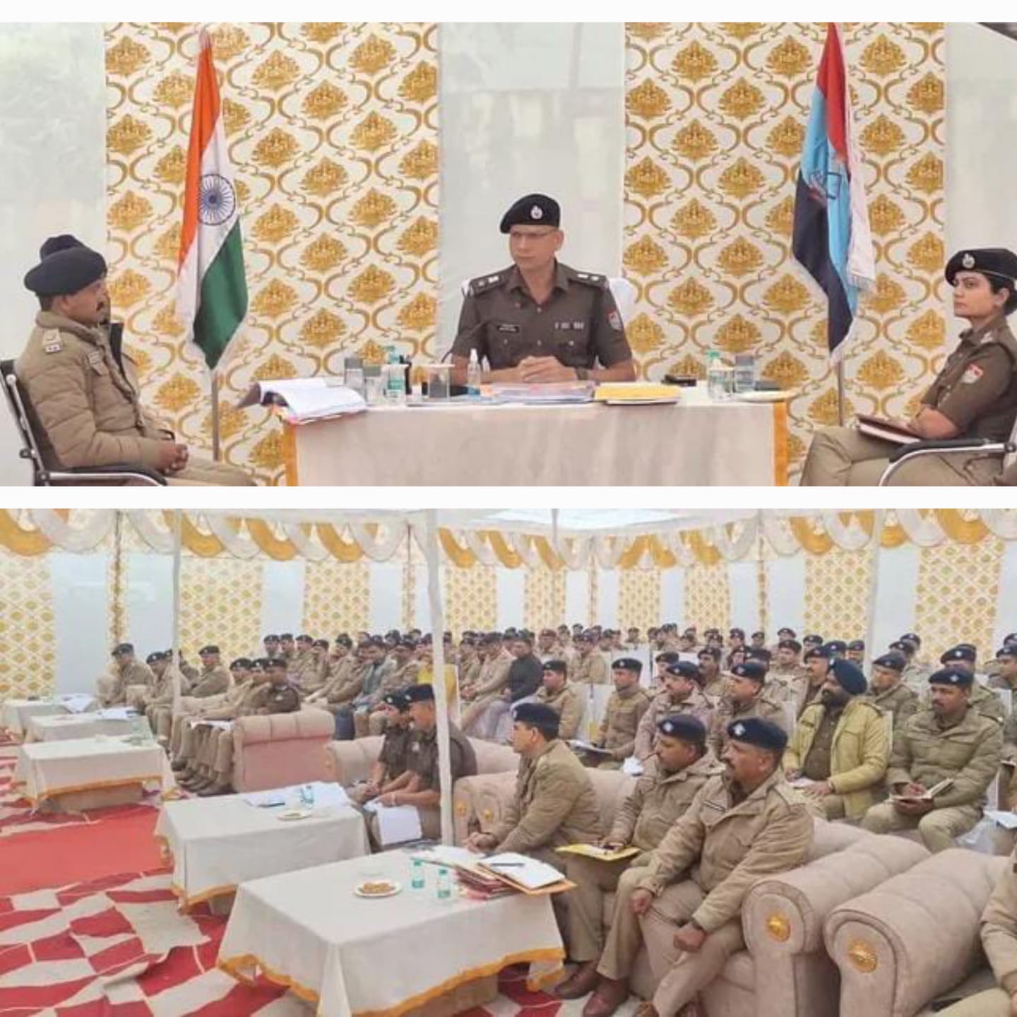 रुद्रपुर, 23 दिसंबर 2025 (समय बोल रहा) – ऊधमसिंह नगर के वरिष्ठ पुलिस अधीक्षक (SSP) मणिकांत मिश्रा ने आज पुलिस लाइन में मासिक अपराध समीक्षा बैठक आयोजित की। बैठक के दौरान एसएसपी ने जिले की कानून व्यवस्था का जायजा लिया और आगामी क्रिसमस व नववर्ष के जश्न को देखते हुए पुलिस अधिकारियों को हाई अलर्ट पर रहने के निर्देश दिए। इस अवसर पर उत्कृष्ट कार्य करने वाले 17 पुलिस अधिकारियों और कर्मचारियों को सम्मानित भी किया गया। क्रिसमस और नववर्ष के लिए सुरक्षा के कड़े निर्देश एसएसपी मणिकांत मिश्रा ने अधिकारियों को स्पष्ट निर्देश दिए कि क्रिसमस और नववर्ष के दौरान जनपद में शांति और कानून व्यवस्था हर हाल में बनी रहनी चाहिए। उन्होंने कहा: सघन चेकिंग अभियान: जिले के सभी सार्वजनिक स्थानों, होटलों और संदिग्ध ठिकानों पर पैनी नजर रखी जाए। कोहरे को लेकर सतर्कता: सर्दियों के मौसम में बढ़ते कोहरे के कारण होने वाली दुर्घटनाओं और चोरी की घटनाओं को रोकने के लिए रात्रि गश्त बढ़ाई जाए। नशा तस्करों पर नकेल: नशे के अवैध कारोबार और तस्करों के खिलाफ धरपकड़ अभियान में तेजी लाने के निर्देश दिए गए। 17 पुलिस अधिकारी और कर्मचारी हुए सम्मानित समीक्षा बैठक के दौरान एसएसपी ने जिले में विभिन्न आपराधिक मामलों के खुलासे और सराहनीय कार्य करने वाले 17 पुलिस अधिकारियों व कर्मचारियों को प्रशस्ति पत्र देकर सम्मानित किया। एसएसपी ने कहा कि इस सम्मान का उद्देश्य पुलिस बल का मनोबल बढ़ाना और उन्हें अपनी जिम्मेदारी के प्रति और अधिक उत्साहित करना है। लंबित विवेचनाओं के निस्तारण पर जोर अपराध समीक्षा के दौरान एसएसपी ने थानों में लंबित विवेचनाओं की स्थिति पर नाराजगी जताते हुए सभी विवेचकों को सख्त चेतावनी दी। उन्होंने निर्देश दिए कि: सभी लंबित मामलों का त्वरित और समयबद्ध निस्तारण किया जाए। विवेचना की गुणवत्ता से कोई समझौता न हो। वांछित अपराधियों और इनामियों की गिरफ्तारी के लिए विशेष टीमें गठित की जाएं। एसएसपी ने साफ किया कि कार्यों में ढिलाई बरतने वाले पुलिसकर्मियों के खिलाफ विभागीय कार्रवाई की जाएगी, जबकि अच्छा कार्य करने वालों को भविष्य में भी पुरस्कृत किया जाएगा। बैठक में जिले के सभी पुलिस उपाधीक्षक, थाना प्रभारी और शाखा प्रभारी उपस्थित रहे।
