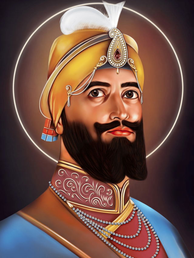 guru gobind singh ji painting c